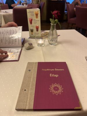   at Napfényes Restaurant & Confectionery in Budapest