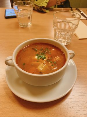   at Napfényes Restaurant & Confectionery in Budapest