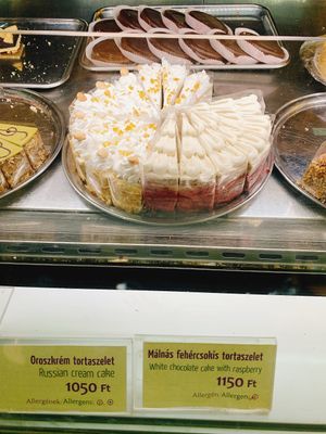   at Napfényes Restaurant & Confectionery in Budapest