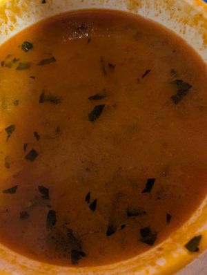 Goulash at Napfényes Restaurant & Confectionery in Budapest