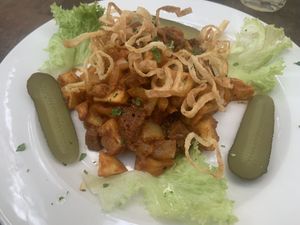   at Napfényes Restaurant & Confectionery in Budapest