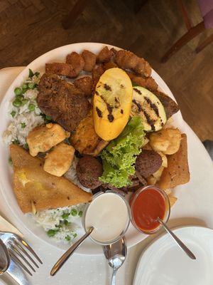 Napfenyes Lavish Platter for 2, tastes really good with lot of things to try  at Napfényes Restaurant & Confectionery in Budapest