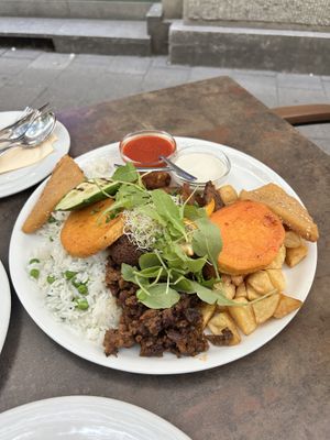 Platter for two  at Napfényes Restaurant & Confectionery in Budapest