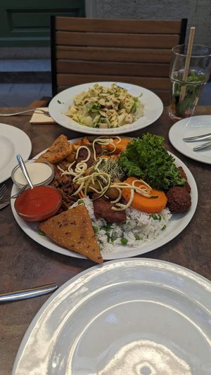   at Napfényes Restaurant & Confectionery in Budapest