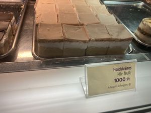   at Napfényes Restaurant & Confectionery in Budapest