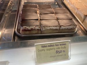   at Napfényes Restaurant & Confectionery in Budapest