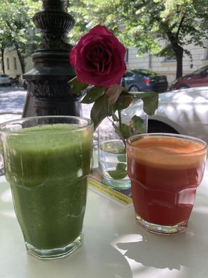   at Napfényes Restaurant & Confectionery in Budapest