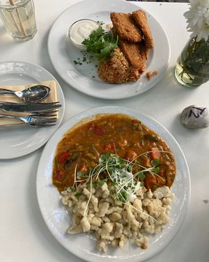   at Napfényes Restaurant & Confectionery in Budapest