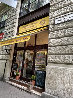   at Napfényes Restaurant & Confectionery in Budapest