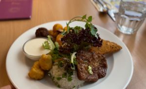   at Napfényes Restaurant & Confectionery in Budapest