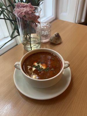 Goulash  at Napfényes Restaurant & Confectionery in Budapest