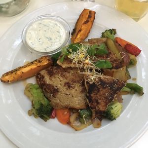 Seitan  at Napfényes Restaurant & Confectionery in Budapest