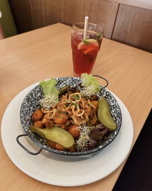   at Napfényes Restaurant & Confectionery in Budapest