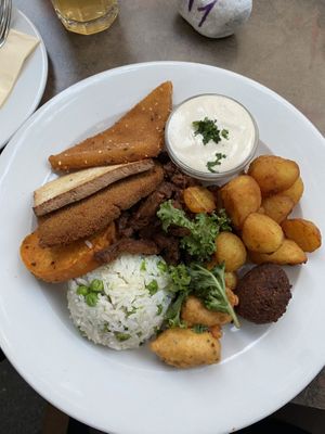 Vegan plate   at Napfényes Restaurant & Confectionery in Budapest