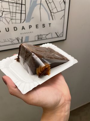 Sachertorte cake   at Napfényes Restaurant & Confectionery in Budapest