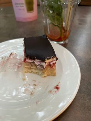   at Napfényes Restaurant & Confectionery in Budapest