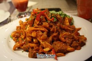 Seitan..... at Napfényes Restaurant & Confectionery in Budapest