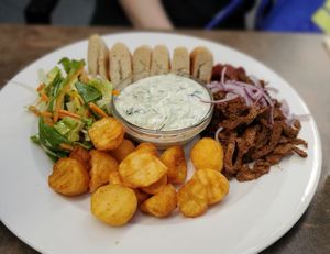 Gyros at Napfényes Restaurant & Confectionery in Budapest