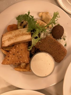 Taster plate  at Napfényes Restaurant & Confectionery in Budapest