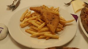 Heavenly melted cheese  at Napfényes Restaurant & Confectionery in Budapest