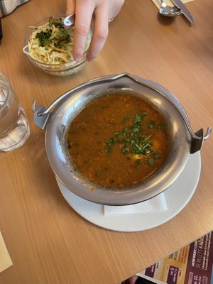 Goulash  at Napfényes Restaurant & Confectionery in Budapest
