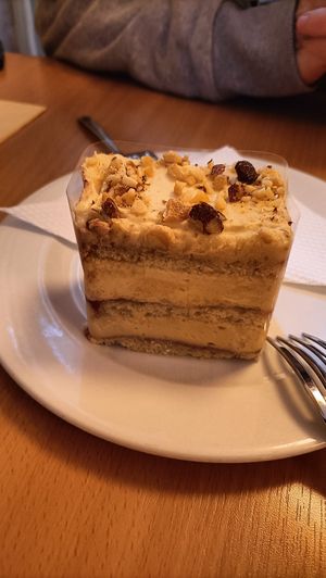 Mille foglie at Napfényes Restaurant & Confectionery in Budapest