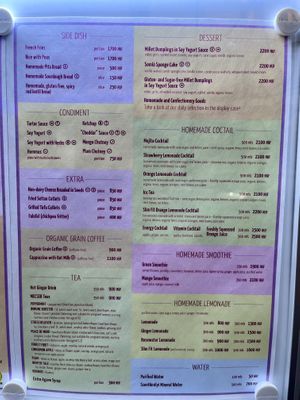   at Napfényes Restaurant & Confectionery in Budapest