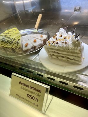   at Napfényes Restaurant & Confectionery in Budapest