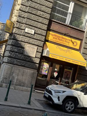   at Napfényes Restaurant & Confectionery in Budapest