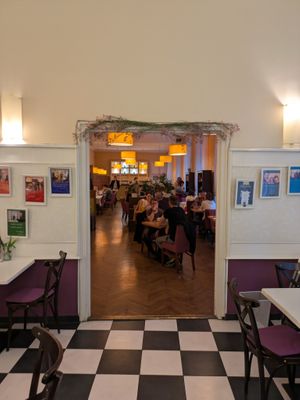 Inside of Napfényes at Napfényes Restaurant & Confectionery in Budapest