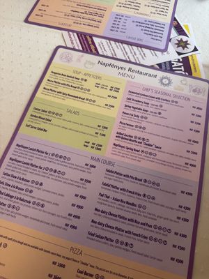   at Napfényes Restaurant & Confectionery in Budapest