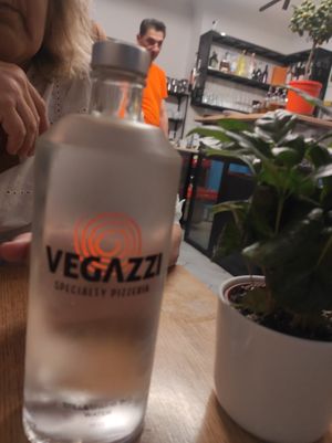 Filtered water at Napfényes Restaurant & Confectionery in Budapest