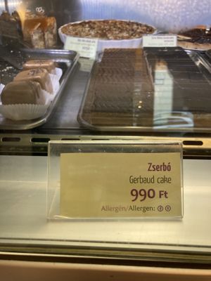 Gerboud cake  at Napfényes Restaurant & Confectionery in Budapest