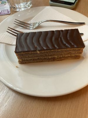 Gerboud cake  at Napfényes Restaurant & Confectionery in Budapest