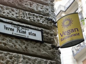   at Napfényes Restaurant & Confectionery in Budapest