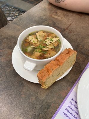 Lunch Soup (900 ft)  at Napfényes Restaurant & Confectionery in Budapest
