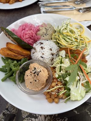 Summer bowl  at Napfényes Restaurant & Confectionery in Budapest