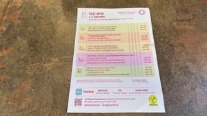   at Napfényes Restaurant & Confectionery in Budapest