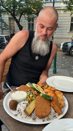  at Napfényes Restaurant & Confectionery in Budapest