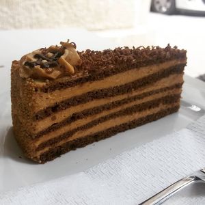 Castle cake at Napfényes Restaurant & Confectionery in Budapest