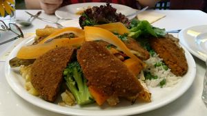 napfenyes plate at Napfényes Restaurant & Confectionery in Budapest