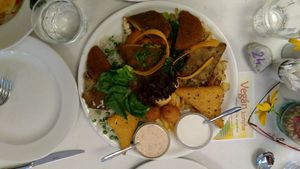 napfenyes plate at Napfényes Restaurant & Confectionery in Budapest