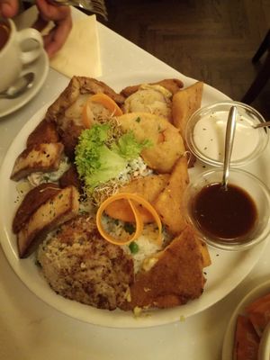 Plate for two at Napfényes Restaurant & Confectionery in Budapest