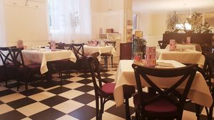 Inside at Napfényes Restaurant & Confectionery in Budapest