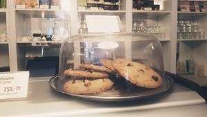 Cookies at Napfényes Restaurant & Confectionery in Budapest