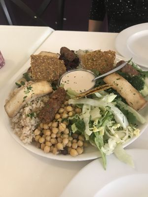 Healthy platter for 2 at Napfényes Restaurant & Confectionery in Budapest