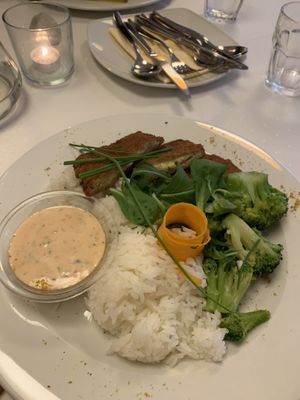 snitzel  at Napfényes Restaurant & Confectionery in Budapest