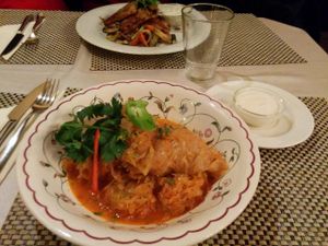 pickled cabbage at Napfényes Restaurant & Confectionery in Budapest