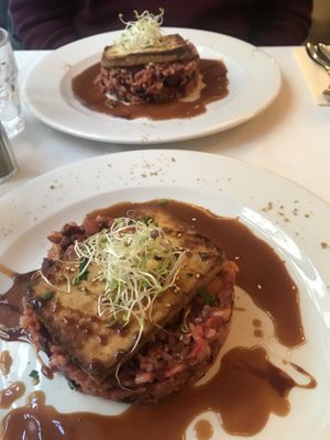 Ginger and Miso based risotto dish.  at Napfényes Restaurant & Confectionery in Budapest