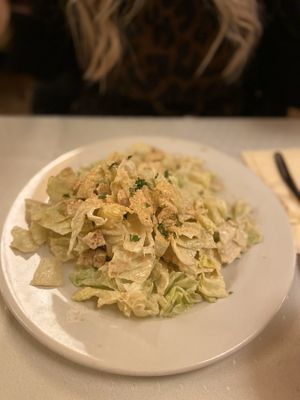 Ceased salad at Napfényes Restaurant & Confectionery in Budapest